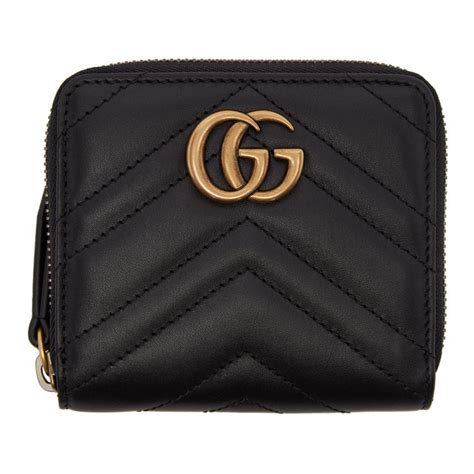 gucci zipper clutch wallet|Gucci small wallet price.